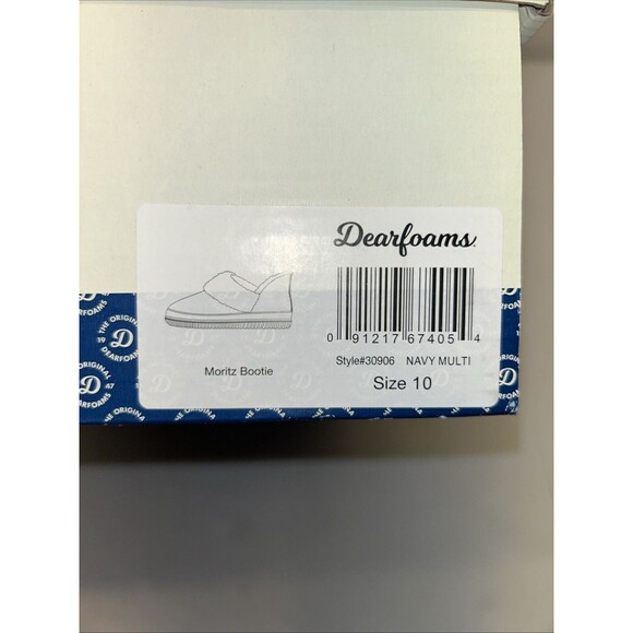 Dearfoms Moritz Bootie Aztec Pattern Slipper Size 10 Women New in Box - Picture 7 of 7